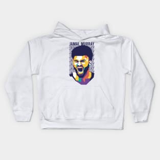 Jamal Murray WPAP Art Style Kids Hoodie